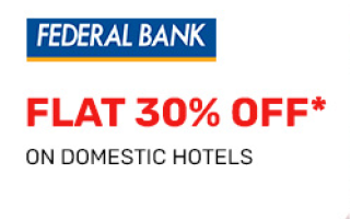  Flat 30% OFF (upto Rs.2,000) on Domestic Hotels